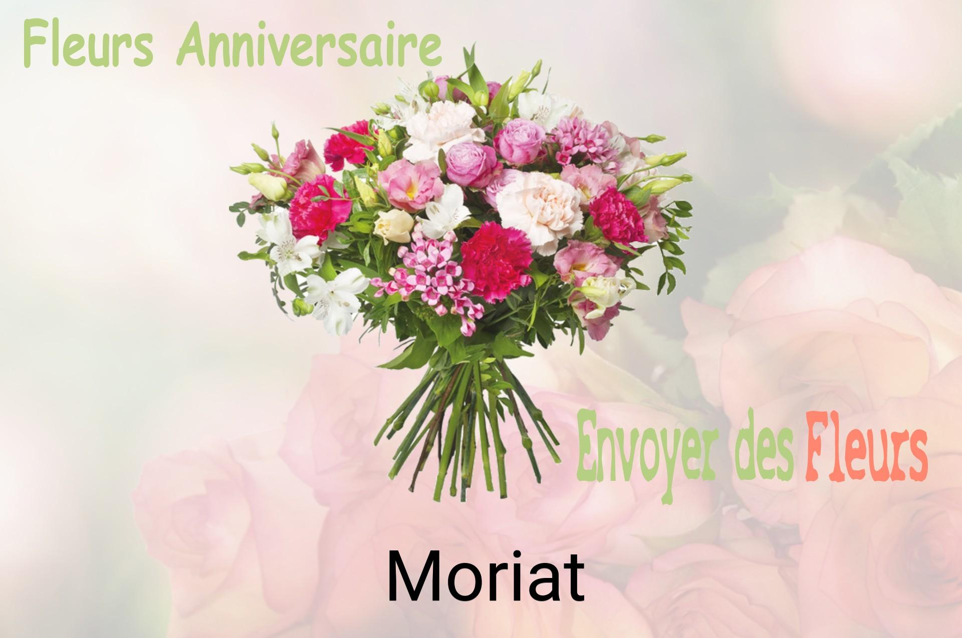 Bouquet de fleurs d’anniversaire livré à Moriat
